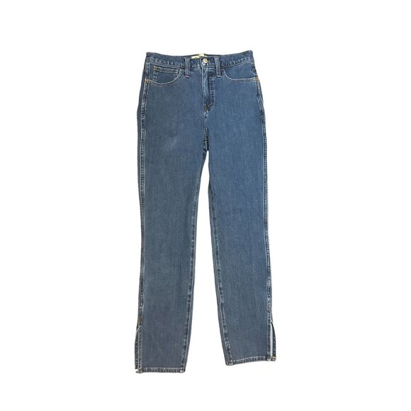 Madewell 11" High-Rise Roadtripper Skinny Jeans Slit-Hem Edition size 27 NWT - Picture 4 of 6